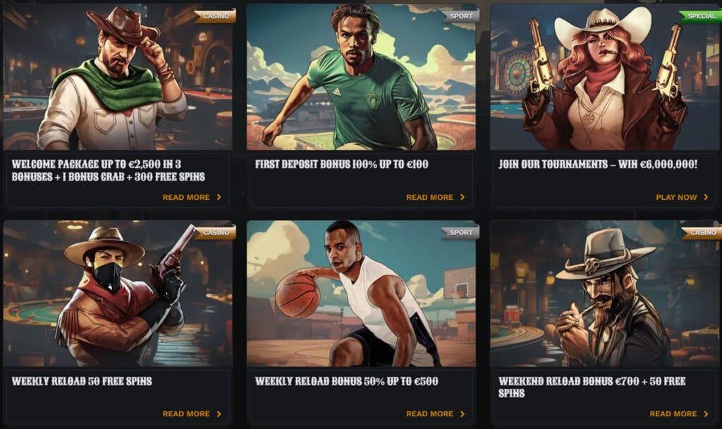 Wildsino Bonuses and Promotions